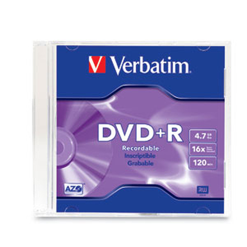 DVD+R 4.7GB 16X INDIVIDUAL SLIM CASE  