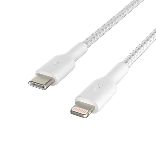 CABLE SYNC BRAIDED C-LTG 1M BLANCO  