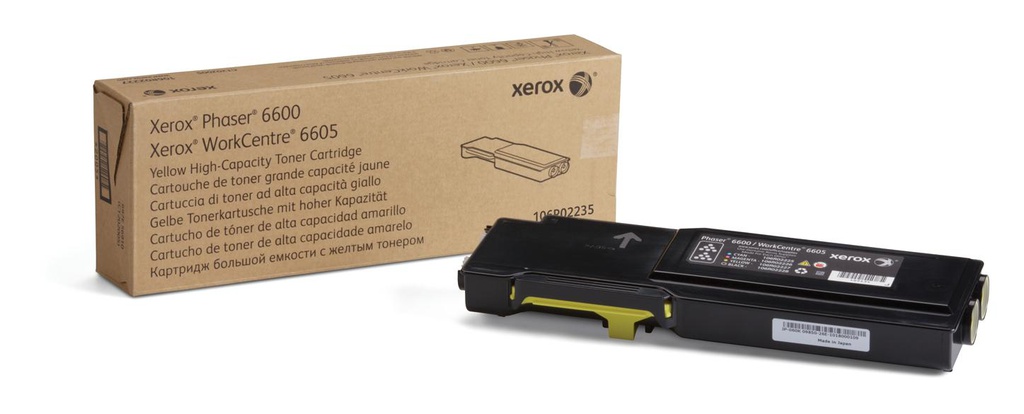 TONER AMARILLO P/PHASER 6600/WC6605 6,00 0 PAGINAS DMO ALTA CAPACIDAD 