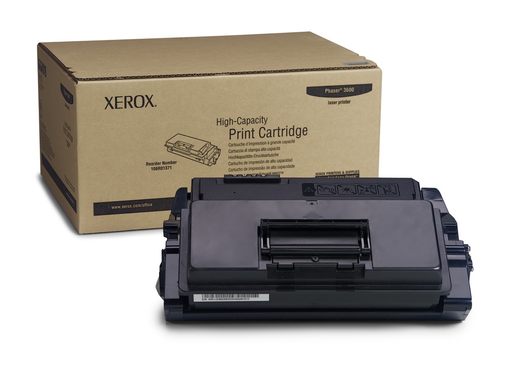 TONER NEGRO P/PHASER 3600 14,000 PAGINAS ALTA CAPACIDAD RMA