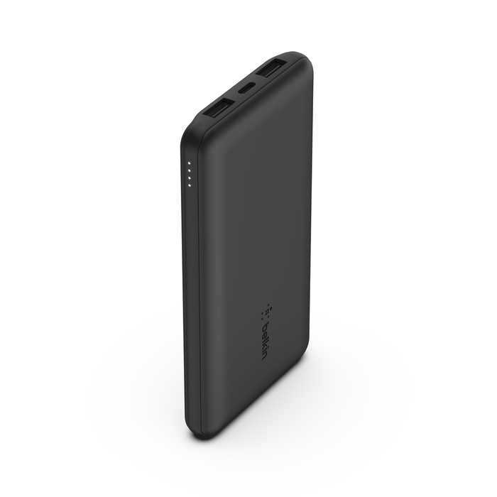 BATERIA POWER BANK 10K MAH USB-A/USB-C NEGRA 