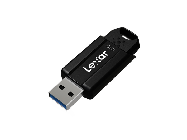 MEMORIA USB 3.1 128GB, JUMPDRIVE S80, RETRACTIL NEGRO 