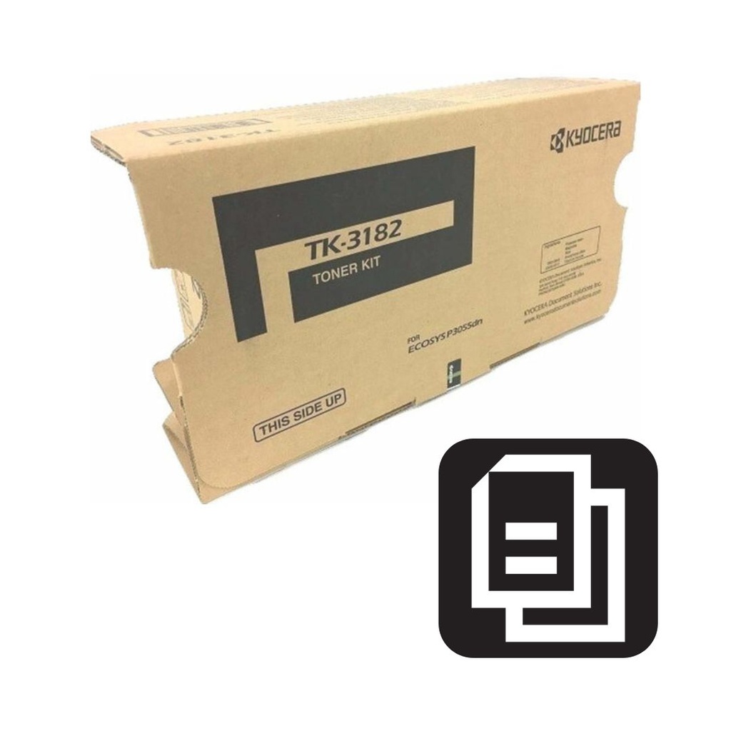 TONER KYOCERA TK-3182 NEGRO P/P3055DN/M3 655IDN 