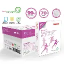 Papel Bond Xerox Marathon Carta 70 g/m² 99% de Blancura Caja con 10 Paquetes de 500 Hojas c/u