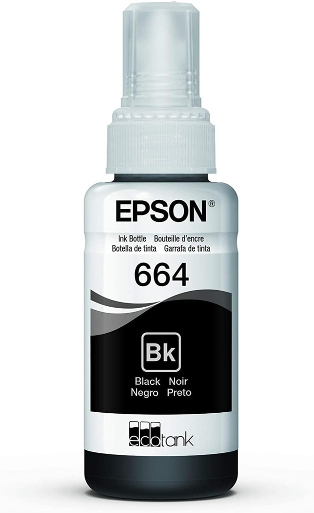 TINTA CONTINUA NEGRA T664120-AL PARA L20 L110/L210/L350/L355/L455/L555/L300/L310/ L220/L365/L565/L1300