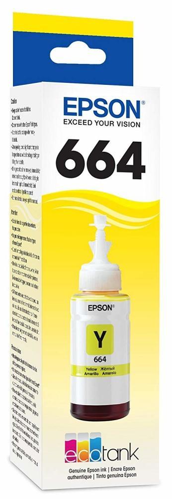 Tanque de Tinta (EcoTank) Epson 664 Amarillo 70ml(T664420-AL)
