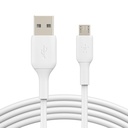 CABLE SYNC PVC A-MUSB 1M BLANCO  