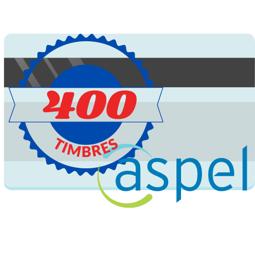 ASPEL TIMBRADO 400 TIMBRES CDFI  