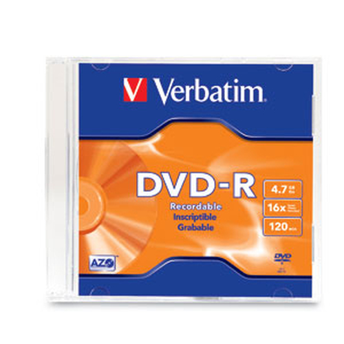 DVD-R 4.7GB 16X INDIVIDUAL SLIM CASE  