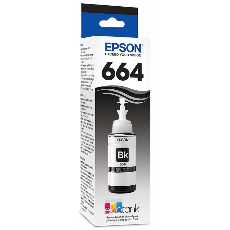 [T664120] TINTA NEGRA T664120 P/L120/L210/L210/ L210/L220/L300/L310/L350/L355/L365/L375/ L455/L475/L555/L575/L1300/L1455/L121