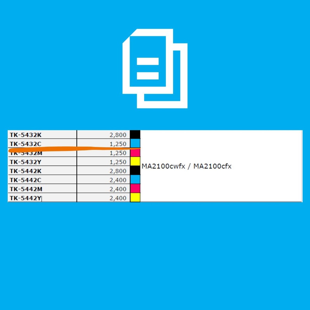 [1T0C0ACUS1] TONER KYOCERA TK-5432C CYAN P/ECOSYS 2100 