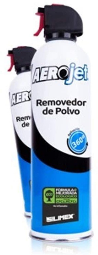 [AEROJET 440] AIRE COMPRIMIDO LIBRE DE CFCS, DE 440 ML ENVASE CON APLICADOR DE SPRAY EN AEROSOL 