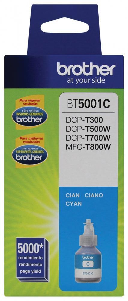 [BT5001C] Botella de Tinta Brother BT5001C Cyan, 5000 Páginas