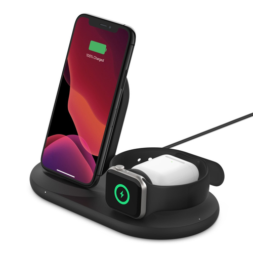 [WIZ001TTBK] CARGADOR 3 EN 1, PHONE, WATCH, AIR PODS  